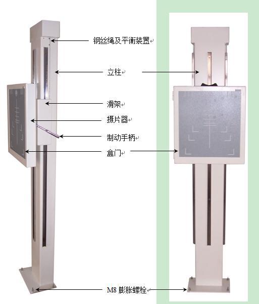 胸片架结构